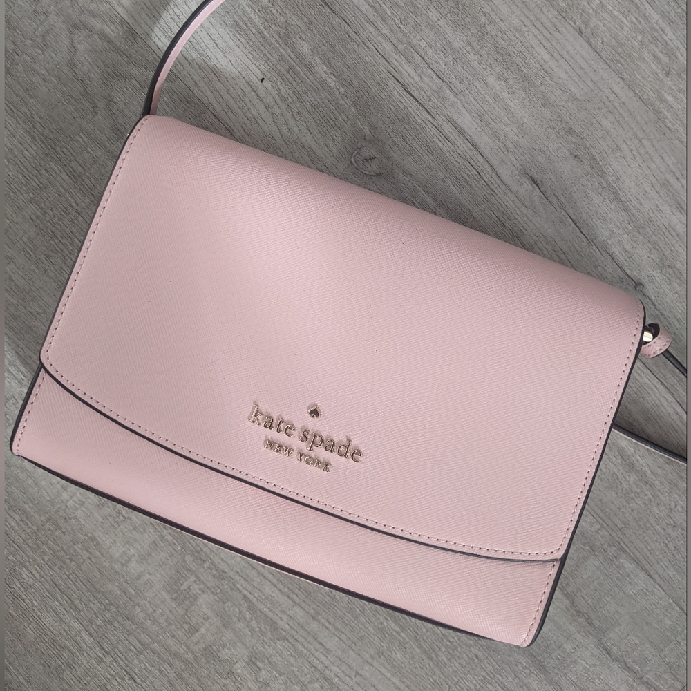 Kate Spade Pink Madison Willow Medium Flap Convertible Crossbody